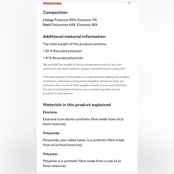 BNWT H&M Firm Shape Swimsuit - Picture 7 of 8